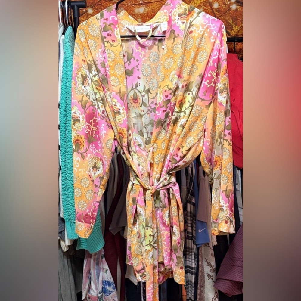 🌸 Victoria's Secret Multicolor Floral Robe/Kimono | OS 🌸